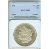 Image 1 : 1879 MORGAN SILVER DOLLAR NNC MS-61 DMPL