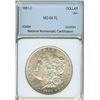 Image 1 : 1881-O MORGAN SILVER DOLLAR NNC MS64 PL