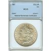 Image 1 : 1887 MORGAN SILVER DOLLAR NNC MS-65