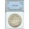 Image 1 : 1890 MORGAN SILVER DOLLAR NNC MS-61 DMPL