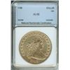 Image 1 : 1799 DRAPED BUST SILVER DOLLAR NNC AU58 VERY RARE!
