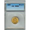 1897 LIBERTY HEAD $2.50 GOLD QUARTER EAGLE  ICG MS65  RARE THIS NICE!  LOW MINTAGE!