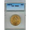 Image 1 : 1906-D LIBERTY HEAD $10 GOLD EAGLE  ICG MS65