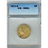 Image 1 : 1911-S INDIAN HEAD $5 GOLD HALF EAGLE  ICG MS61    SCARCE IN MINT STATE!