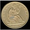 Image 3 : 1874 SEATED SILVER HALF DOLLAR NNC MS62