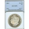 Image 1 : 1880-S MORGAN SILVER DOLLAR  NNC MS65 DMPL