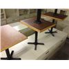 Image 2 : LOT OF 15 24'' X 36'' LUNCH ROOM TABLES