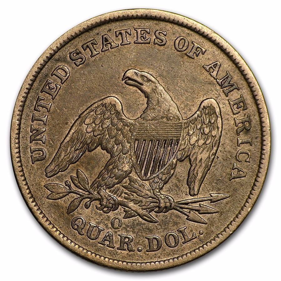 1940O Liberty Seated Quarter No Drapery XF