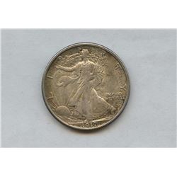 1917-Walking-Liberty Half Dollar AU