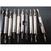 Image 2 : Misc Sized, 3/8" Shank HSS, Double End, End Mills, 28 Total