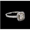 Image 1 : 1.33 ctw Diamond Ring - 14KT White Gold