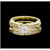 Image 2 : 1.47 ctw Diamond Ring - 14KT Yellow and White Gold