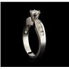 Image 4 : 0.77 ctw Diamond Ring - 18KT White Gold
