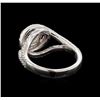 Image 3 : 14KT White Gold 1.60 ctw Diamond Ring
