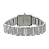 Image 2 : Cartier 18KT White Gold 5.00 ctw Diamond Tank Francaise Watch