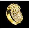 Image 4 : 2.82 ctw Diamond Ring - 18KT Yellow Gold