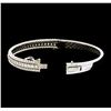 Image 4 : 1.72 ctw Diamond Bangle Bracelet - 14KT White Gold