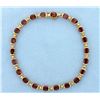 Image 1 : Garnet 14k Gold 10 Carat Bracelet