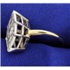 Image 2 : 3/4ct Total Weight Vintage Diamond Ring