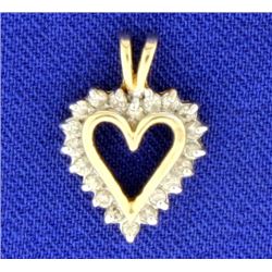 Diamond Heart Pendant