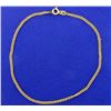 Image 1 : 10 Inch Italian Made Anklet