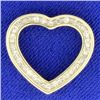 Image 1 : .3 Ct TW Diamond Heart Pendant