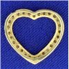 Image 2 : .3 Ct TW Diamond Heart Pendant