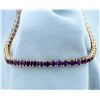 Image 1 : 8ct TW Amethyst Line Bracelet