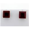 Image 1 : 7 ct TW Natural Ruby Stud Earrings