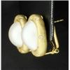 Image 2 : Pearl & Diamond Earrings