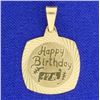 Image 1 : "Happy 17th Birthday" Pendant