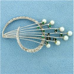 Italian Made 18k Gold Antique Pin