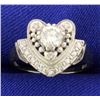 Image 1 : Diamond Heart Ring