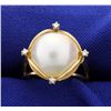 Pearl and Diamond Ring