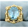 6ct Blue Topaz Ring