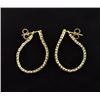 Image 3 : Flexible Hoop Earrings in 14K Yellow Gold