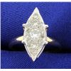 3/4ct Total Weight Vintage Diamond Ring