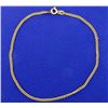 Image 1 : 10 Inch Italian Made Anklet