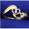 Image 1 : Love Ring with Diamond