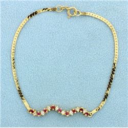 Ruby & Diamond Bracelet