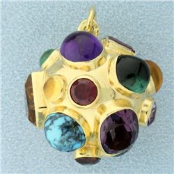 Multi Gemstone Pendant