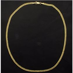 Italian Made 16 1/4 Inch Cuban Link Chain