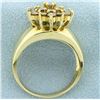 Image 3 : 2ct TW Champagne Diamond Cluster Ring