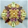Image 1 : 5.5 ct TW Multi Colored Gemstone Ring