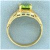 Image 3 : 2.5ct Peridot & Diamond Ring