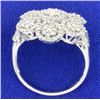 Image 3 : 1.5ct TW Diamond Flower Ring