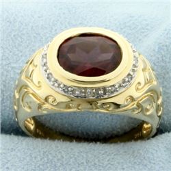 3ct Garnet Ring