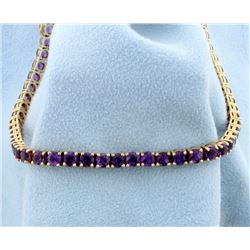 8ct TW Amethyst Line Bracelet