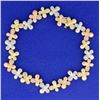 Image 1 : 1 ct TW Diamond Flower Design Bracelet