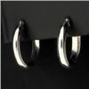 Image 2 : White Gold Hoop Earrings